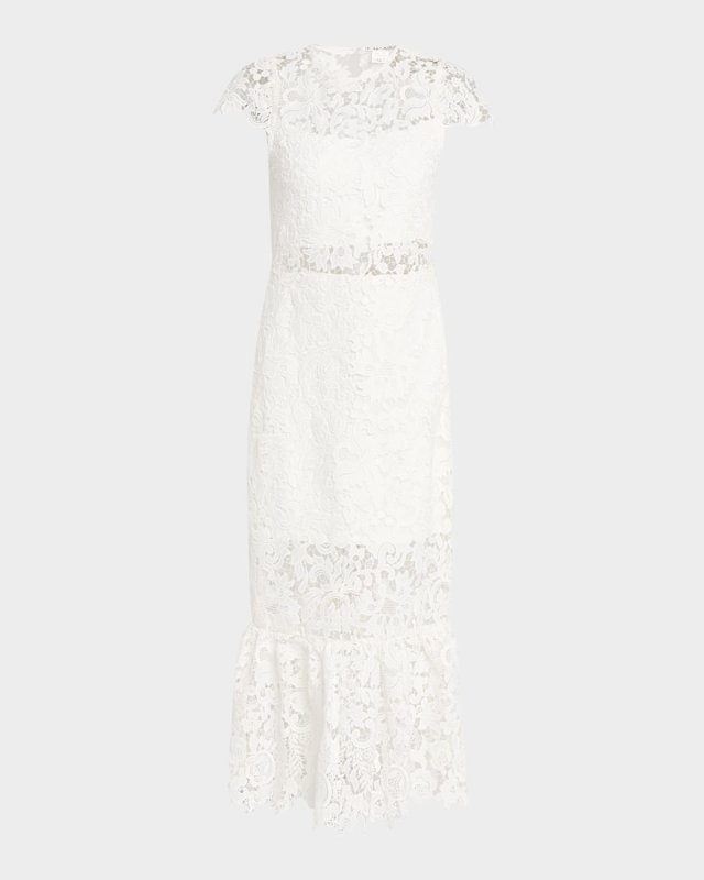 Clover Lace Midi Dress